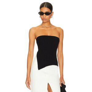 SNDYS Novalie Top in Black Small New Womens  Strapless Tube Bandeau Tank